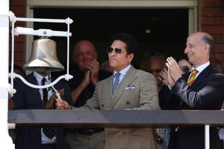 IND vs ENG 3rd Test: Sachin Tendulkar Unveils His Portrait, Rings Iconic Bell at Lord’s