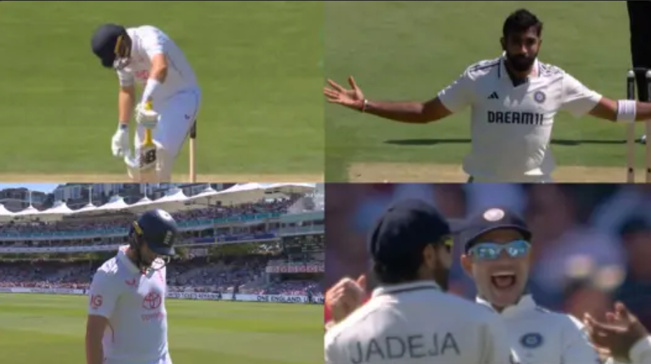 IND vs ENG 3rd Test: Jasprit Bumrah’s Lord’s Magic: Cleans Up Root, Gets Woakes Next Ball