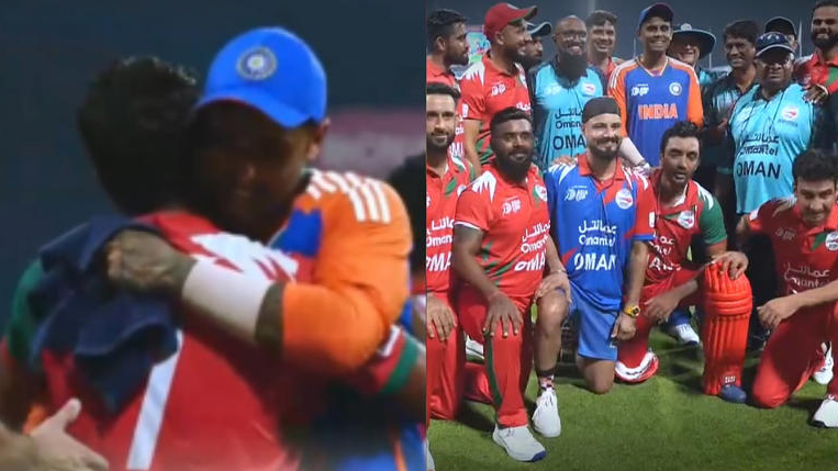 Asia Cup 2025: Indian Players Hug and Congratulate Oman After Narrow Escape from Upset