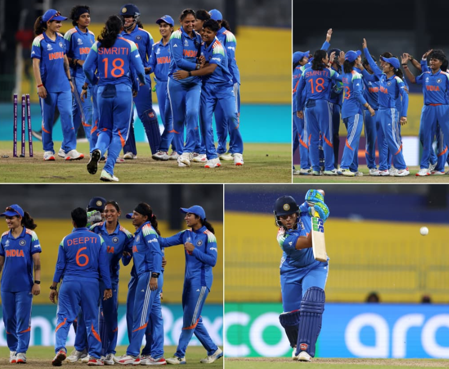 ICC Women’s World Cup 2025 Points Table: Updated Standings, Top Run-Getters and Wicket-Takers
